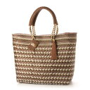 ウーヴン WOVEN メルカドバッグ かごバッグ bk-bag-mid-br-multi-m