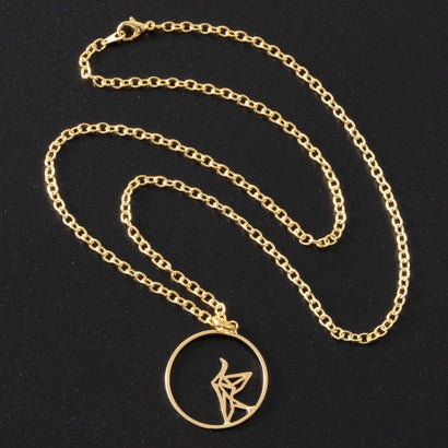 ジョン JON 鶴ネックレス (ゴールド)