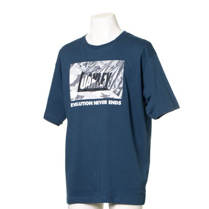 オークリー OAKLEY メンズ 半袖Tシャツ ENHANCE QDC SS TEE G-MIX 1.0 FOA403614 (ブルー)