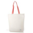 パプポスト PUP-POST スーパーライト バイカラーカジュアルスリムトートバッグ (WHITE)