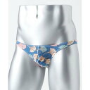 バニラ Vanilla メンズセクシー柄ビキニブリーフ(ストレッチ素材)【返品不可商品】 (ブルー系)