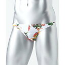 バニラ Vanilla メンズセクシー柄ビキニブリーフ(ストレッチ素材)【返品不可商品】 (ホワイト系)