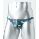バニラ Vanilla メンズセクシー柄ビキニブリーフ(ストレッチ素材)【返品不可商品】 (ダークブルー系)