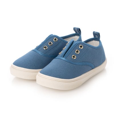 モンミミ monmimi 子供靴 スニーカー Eyelet slip-on sneakers （BLUE）