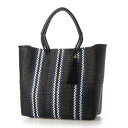 ヒマワリ HIMAWARI 編み込みBAG (BLACK/WHITE/NAVY)