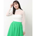 スタイルブロック STYLEBLOCK シアータートルネックトップス (ホワイト)(4)