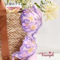 トリンプ ブラジャー トリンプ Triumph 天使のブラ 魔法のハリ感 546 ブラジャー D-Fカップ （ラベンダー）