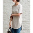 ラナン RANAN 〈B.C〉ひんやり!UV!ラウンドヘム (ライトグレー)