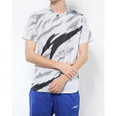 アディダス adidas メンズ 半袖機能Tシャツ デザインフォートレーニング オールーバープリント 半袖Tシャツ HB9174 （ホワイト）