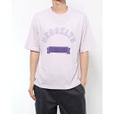 コーエン Tシャツ メンズ コーエン coen WプリントカレッジTシャツ （LILAC）