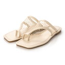 ファビーファビー FABBY FABBY. メッシュトングフラットサンダル (オフ)