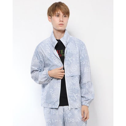 ゲス GUESS Logo Hoodie Windbreaker (LGY) ジャケット/アウター ウインドブレイカー