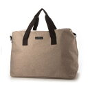 ヴィータフェリーチェ VitaFelice 撥水2wayビッグボストンバッグ (BEIGE)