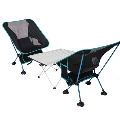 レイトンハウス LEYTON HOUSE アウトドア3点セット LHA-011 (ブラック×ブルー)