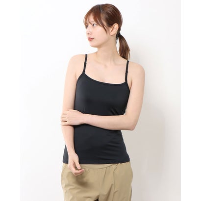 ティゴラ TIGORA レディース フィットネス スポーツロングブラトップ カップ付きキャミソール TR-3F2511CA (ブラック)