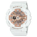 【BABY-G】BA-110シリーズ / BA-110X-7A1JF / ベビーG (ホワイト×ゴールド)(2)