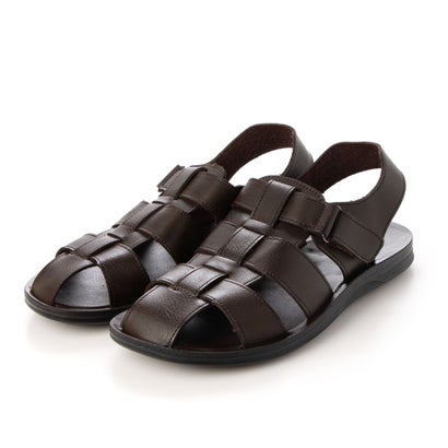 サンエープラス AAA+ アンティークサンダル（編みサンダル）/2408 （ダークブラウン）