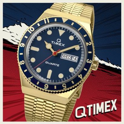 タイメックス TIMEX Q TIMEX メンズ 時計 TW2U62000 クォーツ ブルー ステンレススチール （ブルー）