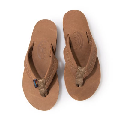 レインボーサンダルズ RAINBOW SANDALS レディース プレミアム レザーダブル 302ALTS-PL L （レッド系その他）