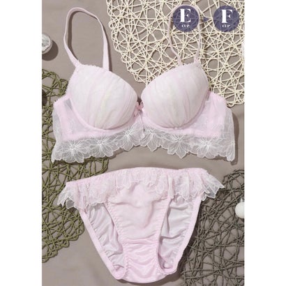 パリーゼ Palissee 【EFカップ】Flare Veil Garden 3/4カップブラ&ショーツ【返品不可商品】 (ピンク)