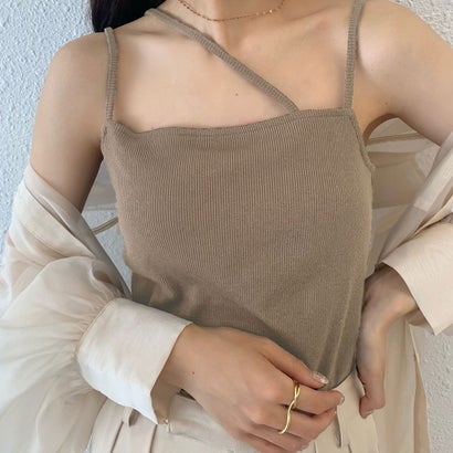 ジュノア JUNOAH 【取り外し可】カップ付き変形キャミ （ベージュ）のサムネイル