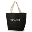 ビカーシ BICASH ジュートトートバッグ (BLACK)