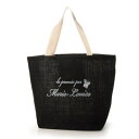マリー・ルイーズ Marie-Louise ジュートトートバッグ (BLACK)