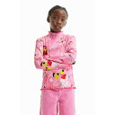 デシグアル Desigual Pink Panther Tシャツ (ピンク/レッド)