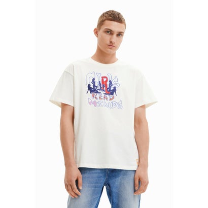 デシグアル Desigual メンズ Tシャツショートスリーブ BEN (ホワイト)