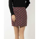 デシグアル Desigual レトロ スリムミニスカート (グレー/ブラック)