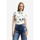 デシグアル Desigual ミッキーマウス ボディスーツ (ホワイト)