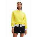 デシグアル Desigual デシグアルロゴ スウェットシャツ (イエロー)