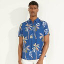 QX GUESS Eco Watercolor Palm Shirt iP77Xj