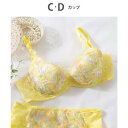 ウイング Wing ブラジャー 夏のブラストレスから解放 さらっと快適 背中すっきり 【ときはなつブラ】 (YE)(4)