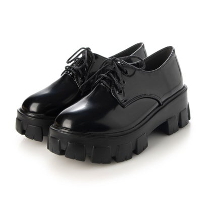 ヌーベル ヴォーグ リラックス Noubel Voug Relax トラックソールレースアップシューズ (ブラックガラス)