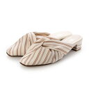 キビラ KiBERA ソフトファブリックミュールサンダル (アイボリー)