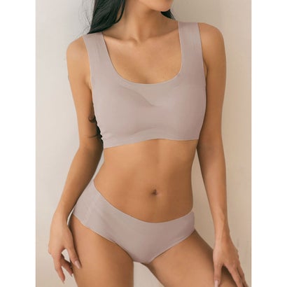 ビビッドレディ VIVIDLADY 軽やかシームレスブラセット ブラショーツ ボリュームアップ【返品不可商品..