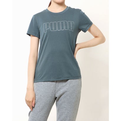 プーマ PUMA レディース 半袖機能Tシャツ STARDUST CRYSTALLINE SS Tシャツ_ 521984 （グレー）