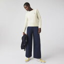 ラコステ LACOSTE レスポンシブルウールニットセーター （ホワイト）