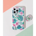 エモニーク emonique iPhone 花柄 マーブルデザイン ホルダー付き TPU スマホケース 【12/12pro/13/13pro/SE/SE第二世代対応】 (ホワイト系その他2)