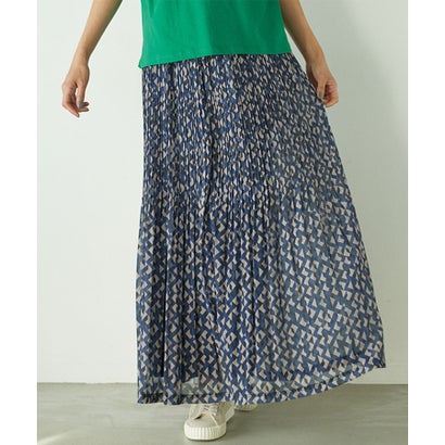 ラナン RANAN シフォンプリーツマキシスカート （キカガラ）