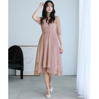 プールヴー PourVous ロング&七分袖フォーマルアシンメトリー大きいサイズ結婚式ワンピースドレス パーティードレス 20代 30代 40代 (ピンク) プールヴー PourVous ロング&七分袖フォーマルアシンメトリー大きいサイズ結婚式ワンピースドレス パーティードレス 20代 30代 40代 (ピンク)