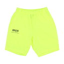 スパッツィオ SPAZIO ジュニア サッカー/フットサル パンツ JRトラックハーフパンツ_ GE0758 (イエロー)