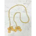 ロジータ ROJITA フリルリボン付マルチチェーンストラップ (イエロー)