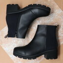 ブソラ bussola グリップソールコンビアッパー撥水ショートブーツ (ブラック)