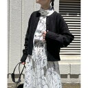 ジュエローブ Jewelobe 天竺裏編みショートカーディガン (ブラック)