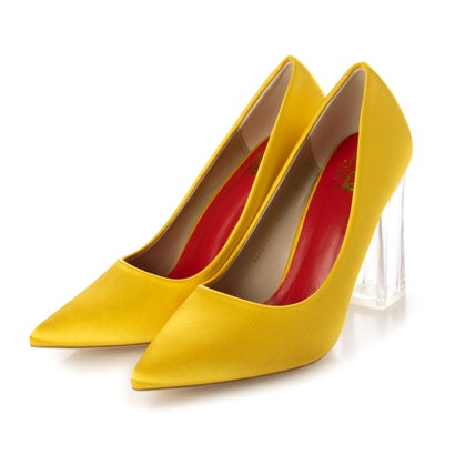 ビターハニー BitterHoney 【結婚式 二次会 謝恩会】クリアヒールパンプス （イエロー）