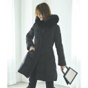 ルイルエブティック RUIRUE BOUTIQUE フォックスファーバッスルスタイルダウンコート (シンプル/ブラック)(4)