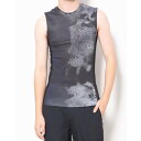 アディダス adidas メンズ フィットネス 半袖コンプレッションインナー MTFHIスリーブレスTシャツ HK2333 (マルチカラー)