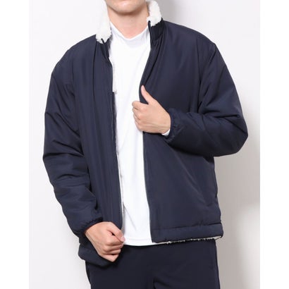 リー ボアジャケット メンズ デサント DESCENTE メンズ フリースジャケット Reversible Boa Fleece Jacket DX-C2117AP （ネイビー）